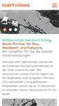 Mobile Screenshot of kurt-koenig.de